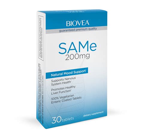 SAMe 200mg 30 Comprimidos Revestimento Entérico BIOVEA