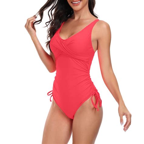 Hot In Summer！ Plus Size Swimsuit For Women Sexy Tankini Bathing Suits For Women Tummy Control