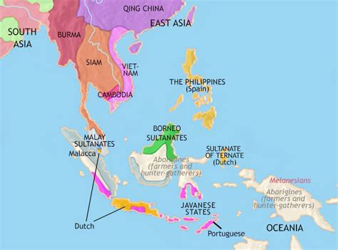 Map of South East Asia, 1500 BCE | TimeMaps