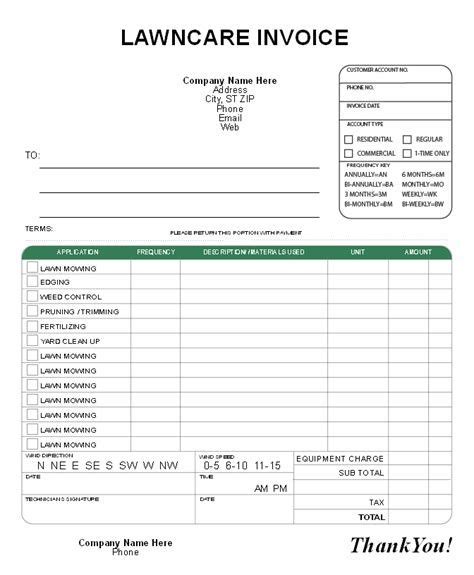 Lawn Sprinkler Repair Invoice Template At Templateformat In 2023 Invoice Template Invoice