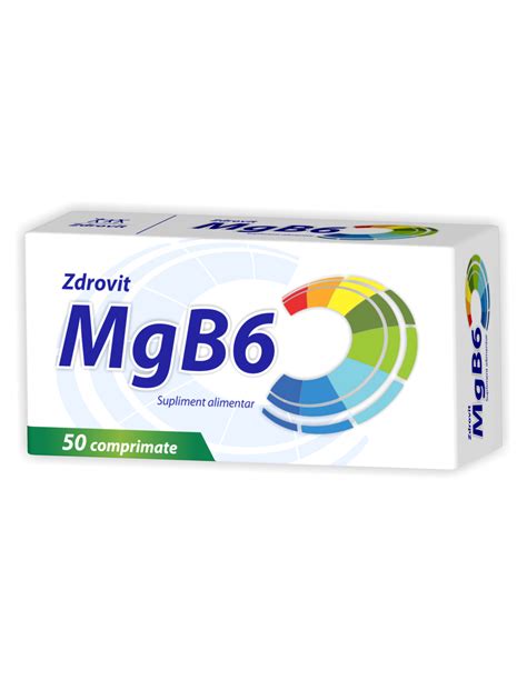 Magneziu Vitamina B Comprimate Zdrovit Farmacia Dav