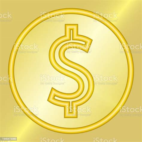 Golden Dollar Sign 3d Icon Stock Illustration Download Image Now