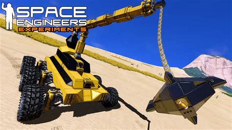 Space Engineers Experiments Linked Chain Wrecking Ball YouTube