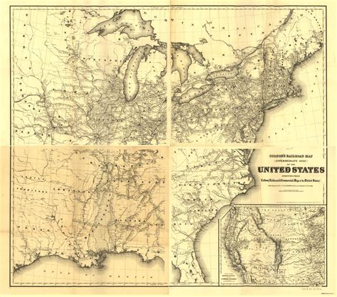 Historians argue over the accuracy of the map of railroads in the United States 15
