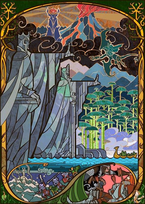 J. R. R. Tolkien. Иллюстраторы и иллюстрации | Lotr art, Middle earth