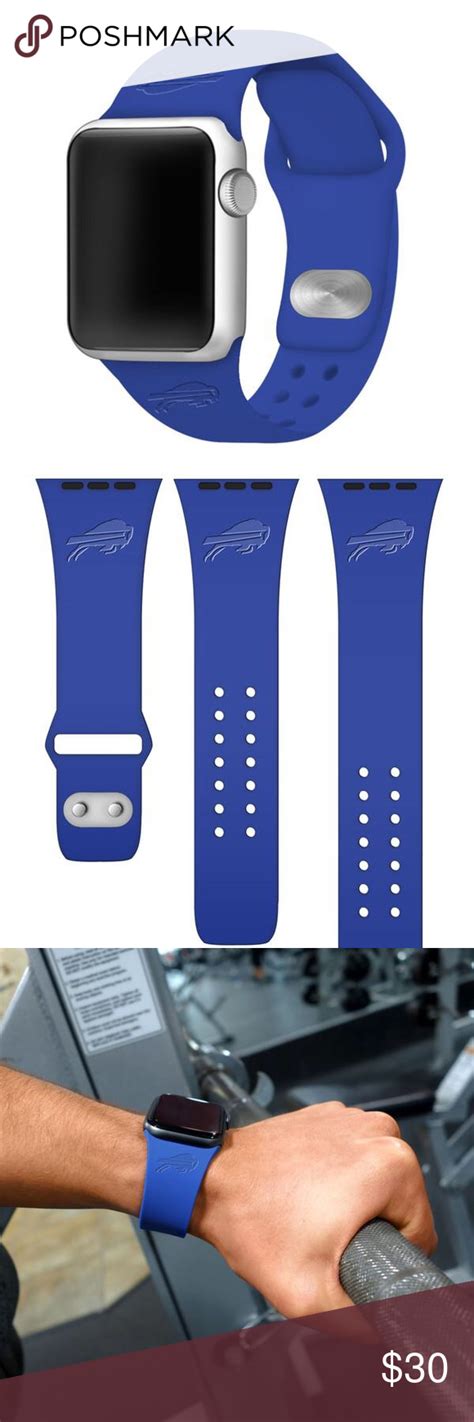 Buffalo Bills Apple Compatible Watchband Watch Bands Unisex