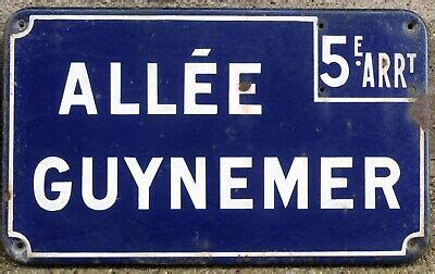 Signs - French Street Enamel Sign Plaque