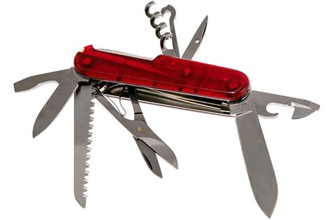 Victorinox Huntsman Vermelho Transparente T Canivete Sui O