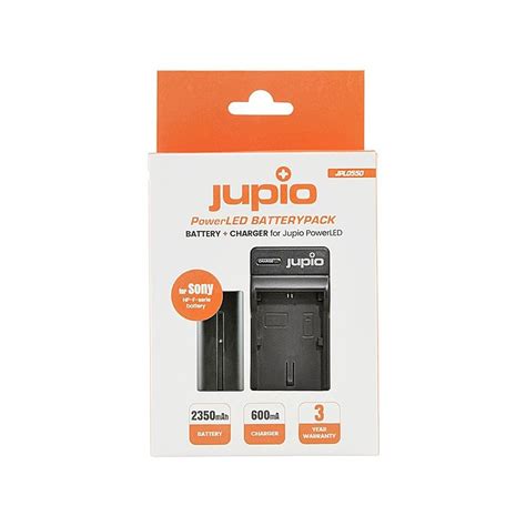 Jupio Powerled Battery Pack Np F550 Charger Geewiz