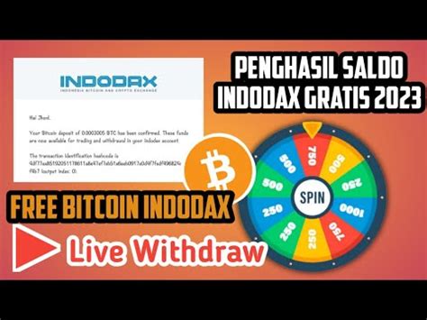 Website Penghasil Indodax Gratis Penghasil Bitcoin Gratis