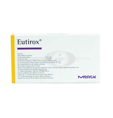 Eutirox 137 Mcg Con 50 Tabletas