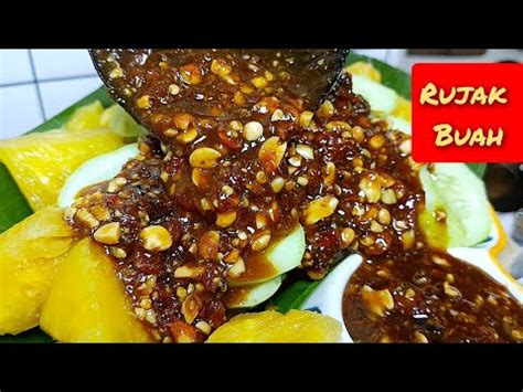 Segarnya Rujak Pedas Sambel Kacang Bikin Ngiler Youtube