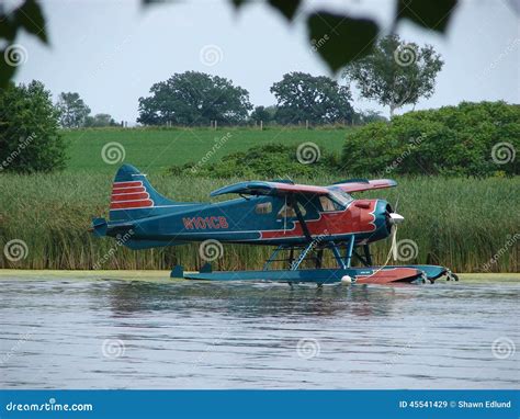 Beautiful Restored De Havilland Dhc 2 Beaver Float Plane Editorial