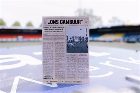 Speciaal Programmaboekje Voor SC Cambuur Helmond Sport SC Cambuur