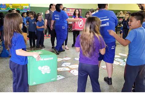 atividades educativas Estação Sanepar visita escolas em Ponta