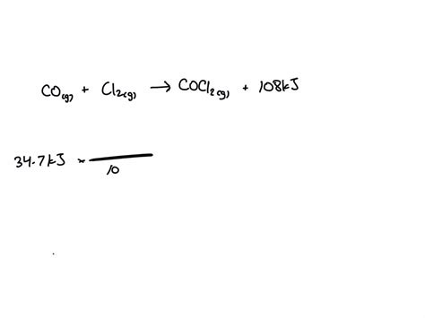 Solved The Following Thermochemical Equation Is For The Reaction Of Carbon Monoxide G With