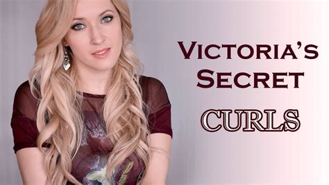 Victorias Secret Curls Hair Tutorial Youtube