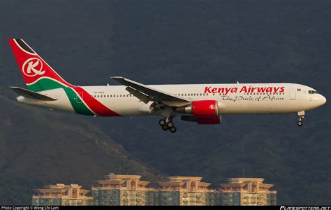 Y Kqz Kenya Airways Boeing Ner Photo By Wong Chi Lam Id