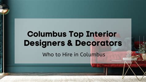 Columbus OH Top Interior Designers & Decorators | [list, map, tips] | 🏅 ...