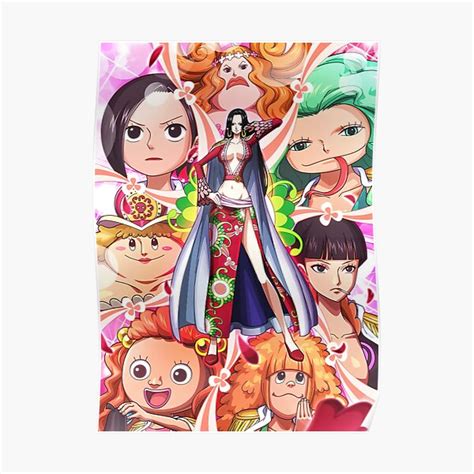 Boa Hancock One Piece Poster For Sale By Glennroyer36 Redbubble