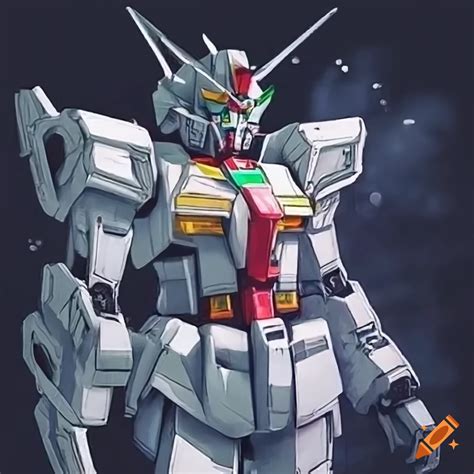 Holographic Gundam Sticker On Craiyon