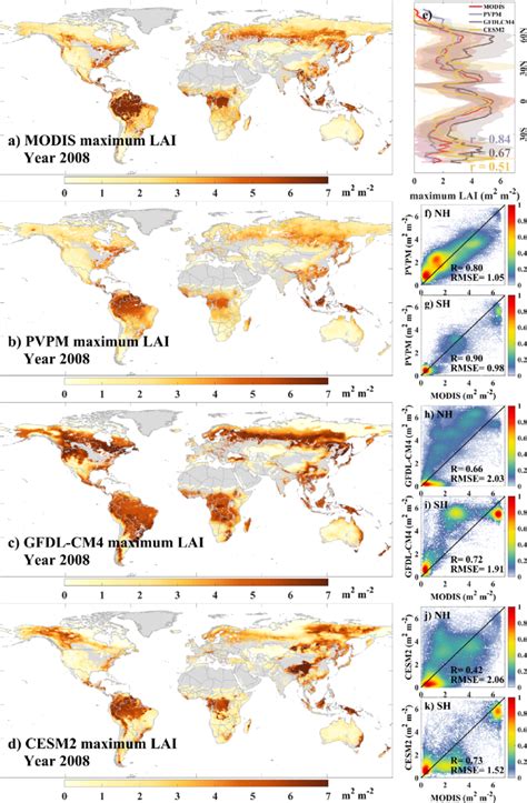 The Spatial Distributions Of Individual Year Lai Sm Derived From