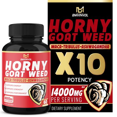 Buy Horny Goat Weed Capsules Mg Herbal Equivalent With Maca