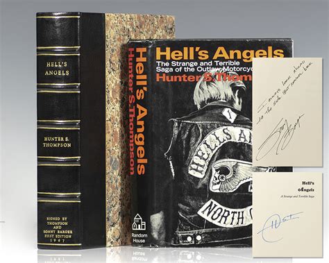 Hell’s Angels Hunter Thompson First Edition Signed Rare Book