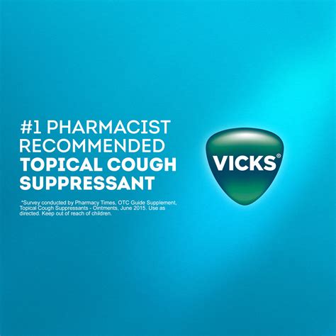 Buy Vicks Vaporub Cough Suppressant Topical Chest Rub And Analgesic