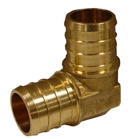 Jmf 10 Pack 1 2 X1 2 Pex Brass Elbow Lf6223508089826 Blain S Farm And Fleet