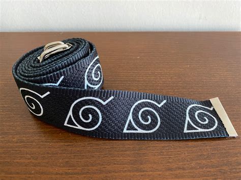 Akatsuki Naruto Anime Belt Akatsuki Print Belts Naruto | Etsy