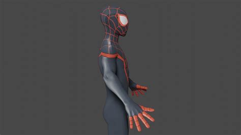 Ps4 Miles Morales 3d Model 3d Model Rigged Cgtrader