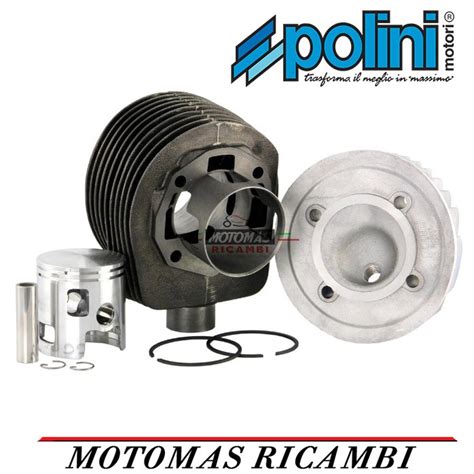 Kit Cilindro E Pistone Polini In Ghisa Vespa Px Sprint Ts Lml