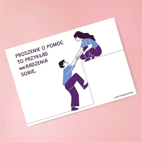 Plakat pdf Proszenie o pomoc Dziecięca psychologia