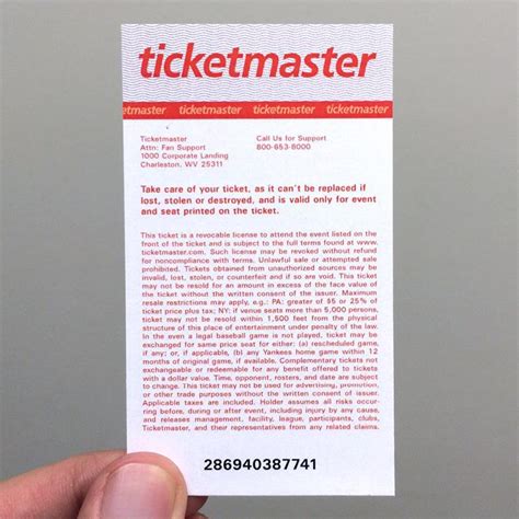 Ticketmaster Ticket Redesign Proposal Fonts In Use