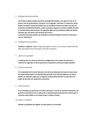 Cuestionario Unidad Derecho Pdf