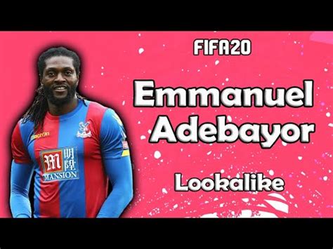 FIFA 20 Pro Clubs Lookalike Emmanuel Adebayor YouTube