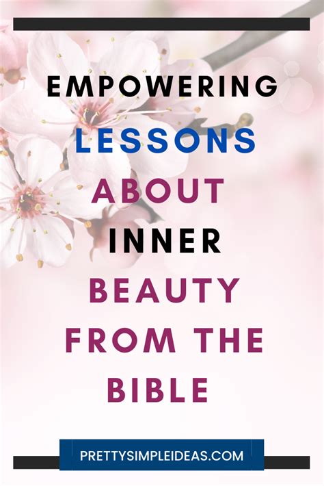 Inner Beauty Lessons We Can Learn From The Bible Artofit