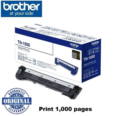 Brother Tn 1000 Black Original Toner Catridge For Hl 1110 Hl 1210w