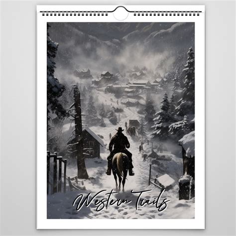 2024 Western Calendar - Etsy