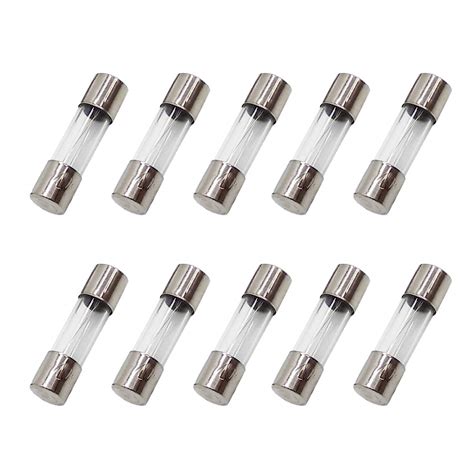 Lot de 10 fusibles à fusion rapide F2 5AL250V 5 x 20 mm 2 5 A 2 5 A 250