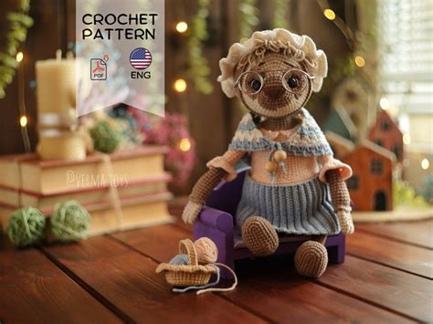 Crochet Pattern Cute Sloth Fina Doll PDF - Etsy