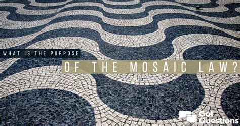 What Is The Purpose Of The Mosaic Law GotQuestions Org