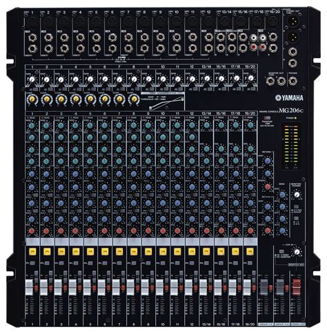 Mg Series C Models Overview Mixers Professional Audio