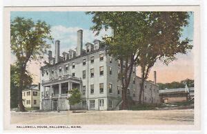 Hallowell House Hallowell Maine 1920c postcard | eBay