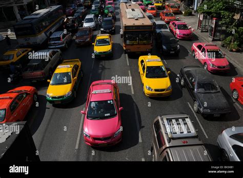 Traffic jam in Bangkok Stock Photo - Alamy