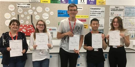 Sixth Formers Shine In Chemistry Challenge Barnsley Sixth Form College