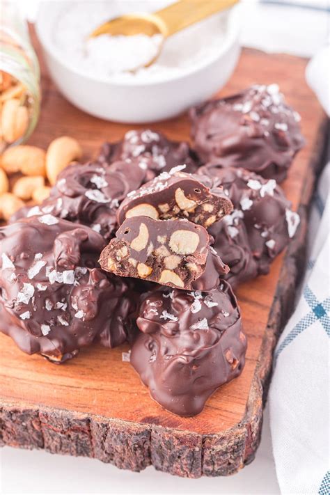 Chocolate Cashew Clusters 5 Minute Recipe Princess Pinky Girl