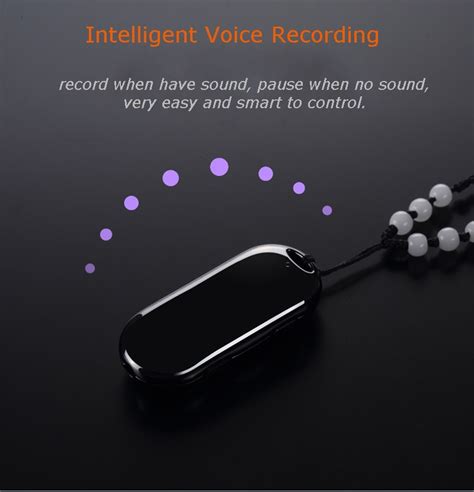 Jnn M5 8g Mini Professional High Definition Pendant Voice Recorder Up