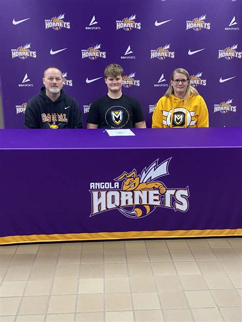 Angola Hornet Athletics On Twitter Congratulations To Brayden Mowery